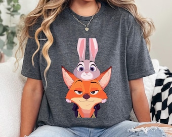Cute Zootopia Police Badge Shirt, Judy Hopps Shirt, Nick Wilde Shirt, Zootopia Disney Shirt, Disney Zootopia Police Shirt, 333872