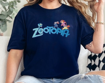 Disney Zootopia 2 Shirt, Disneyworld Shirts, Judy Hopps Nick Wilde Gary De'Snake Tshirt, Disneyland Zootopia Tee, 334510