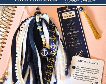 Faith Anchor Bible Tassel Gift Set: Christian Bookmark
