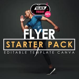 30 Fitness-Flyer-Vorlagen | Werbeflyer für Fitnessstudios | Personal Trainer-Marketing | Bearbeitbare Canva-Vorlagen