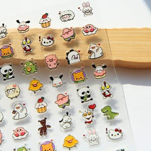 Cute Animal Nail Designs | Cartoon Stickers Nail Art | DIY Kawaii Nails | Anime & Cartoon Nail Decals for Cute Nail Lovers