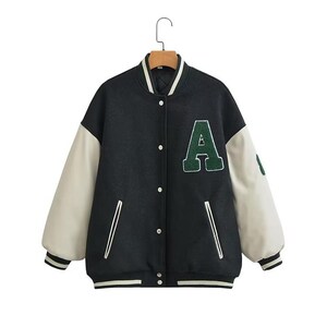 Chaqueta universitaria personalizada, chaqueta Letterman personalizada, chaqueta de béisbol unisex, chaqueta de equipo personalizada, regalo para él y para ella