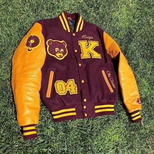 Chaqueta universitaria personalizada, chaqueta Letterman personalizada, chaqueta de béisbol unisex, chaqueta de equipo personalizada, regalo para él y para ella