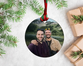 Custom Photo Ornament 3 inch / 4 inch