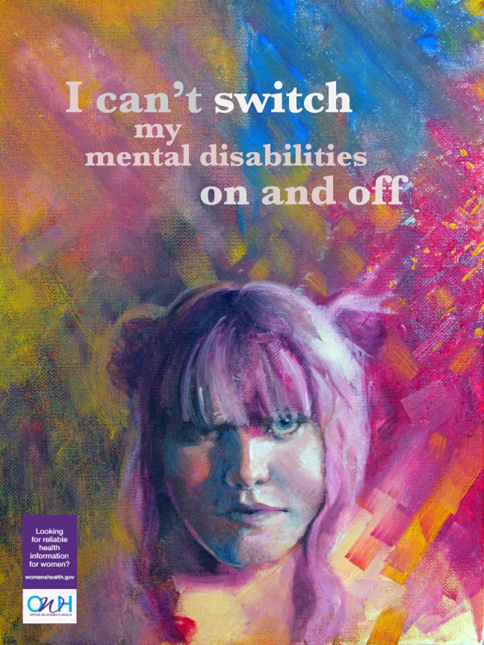 Mental Health Awareness Fine Art Oil Painting Portrait Print Etsy