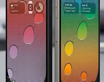 Zestaw 2 abstrakcyjnych tapet | Tapeta na iPhone'a | Tapeta na telefon | Tło na iPhone'a (do natychmiastowego pobrania)