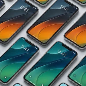 Modern Gradient iPhone Wallpaper Set – Minimalist iOS Backgrounds (Digital Download)