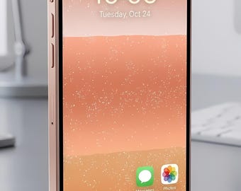 Zestaw 4 tapet na iPhone'a | tapeta pastelowa gradacja (pobieranie cyfrowe)