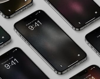 Pakiet 10 tapet na telefon z abstrakcyjnym gradientem | Minimalistyczne tła teksturowe (do pobrania cyfrowego)