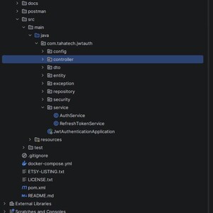 Spring Boot JWT-authenticatiesysteem | Java 21, Spring Security (digitale download) afbeelding 2