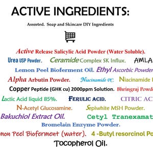 ACTIVE INGREDIENTS - High-Potency Ingredients, Core Skincare Components, Hydrating Boosters, Concentrated Formulas.