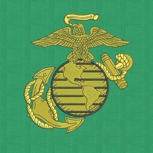 Marine Corp Embroidery Design 3 Sizes , Marine Vets Embroidery Design, Digital Embroidery files, USA Marine