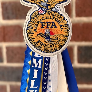 FFA Ornament - Emblem Embroidery Design - Agricultural Education Patch - Pes Dst Jef Exp Digital Download - Machine Embroidery files