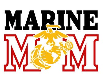 Marine Mom Grafik | Vaterländische PNG-Digitaldruckdatei