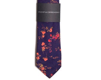 Gravata masculina, estampa Liberty Elizabeth