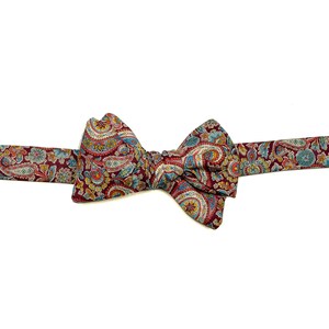 Liberty of London Lee Manor Bow Tie, Paisley, self tie, adjustable
