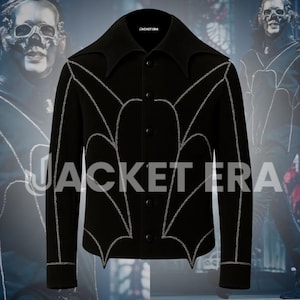 Inspired by The Ghost Band Papa V Perpetua Suede Leather Jacket | Ghost &#39;Rite Here Rite Now&#39; 2024 Stage Costume | Concert Jacket