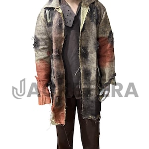 Freddy vs Jason Costume | Helloween Freddy vs Jason Burlap Horror Jacket | Jason Costume for Cosplay