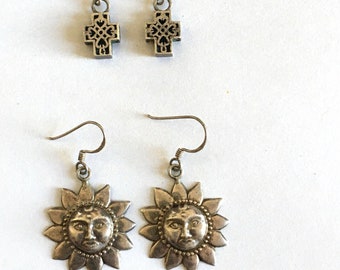 Two sets of Sterling Earrings