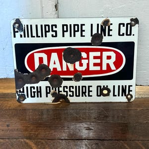 Old Pipeline Sign - Etsy