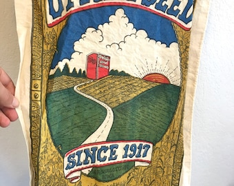 Vintage Otillie Seed Sack - Corn Graphics
