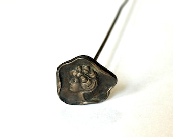 Antique Sterling Silver Hat Pin