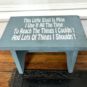Awesome Old Wooden Step stool