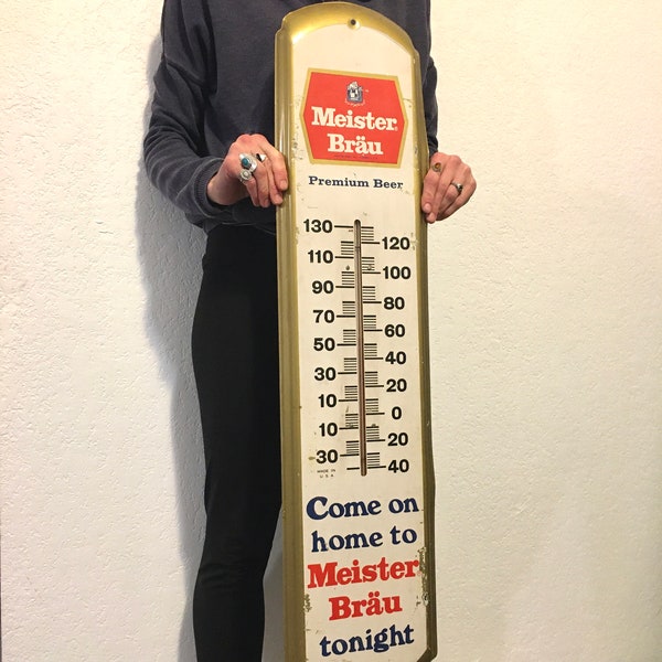 Vintage Beer Thermometer