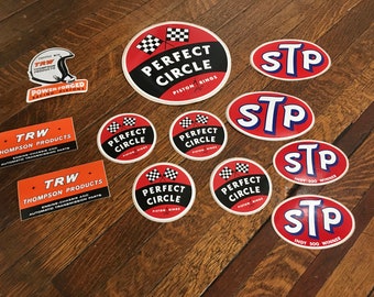 Big Pile of Vintage Unused Hot Rod decals