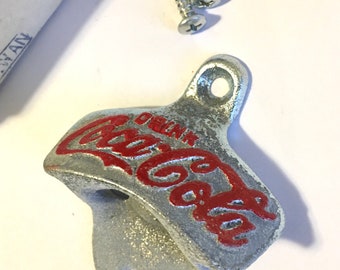 Vintage Wall mount Coke Bottle Opener