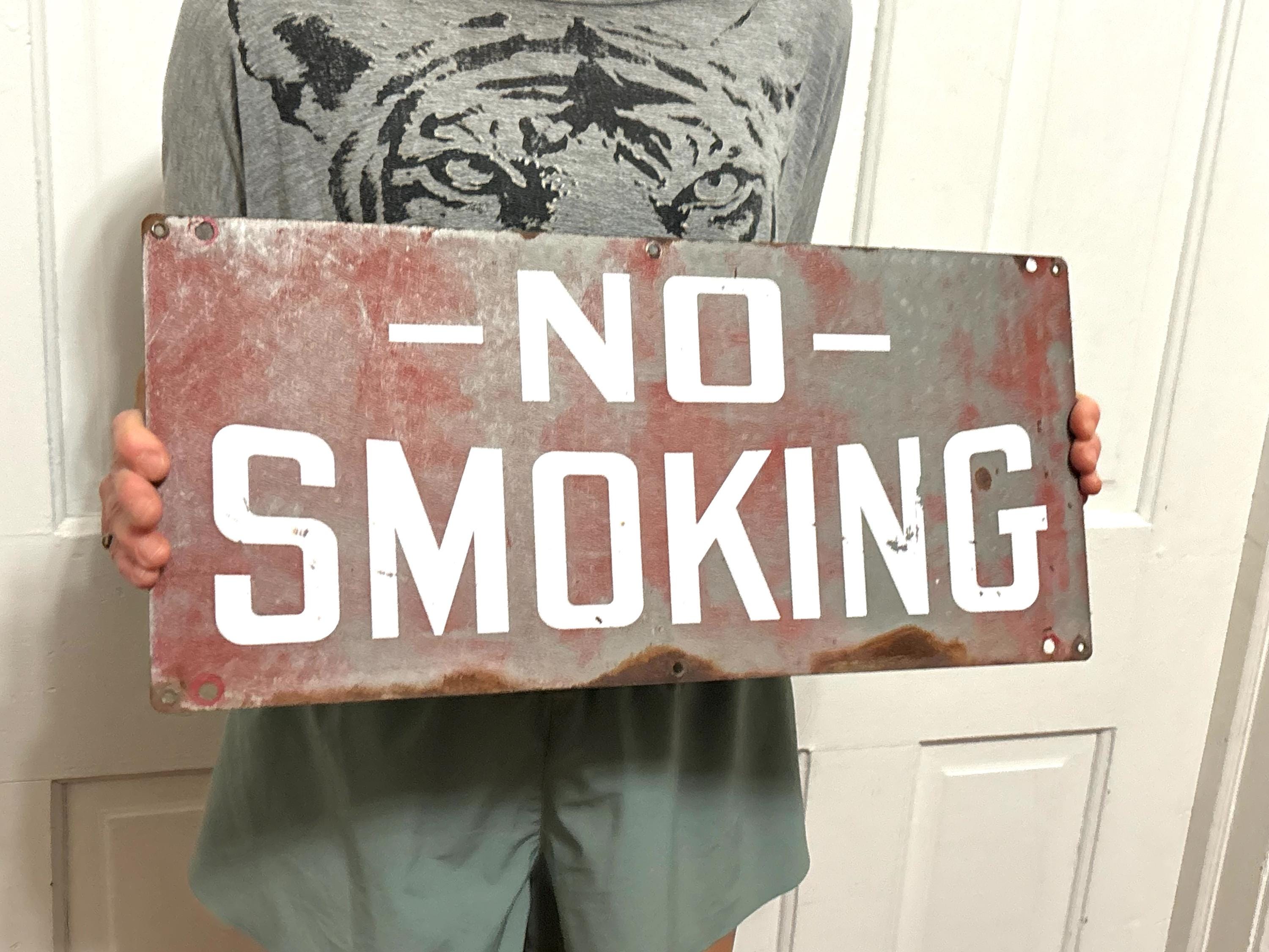Retro No Smoking Sign - Etsy