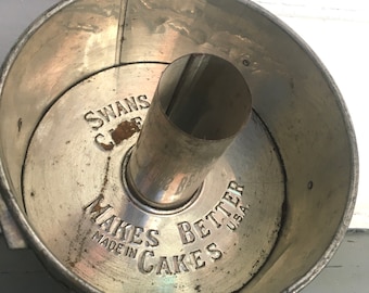 Swans Flour - Antique Advertising Cake Pan