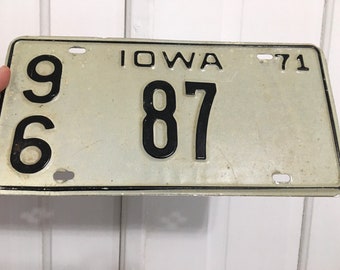 Number 90 - Vintage License Plate