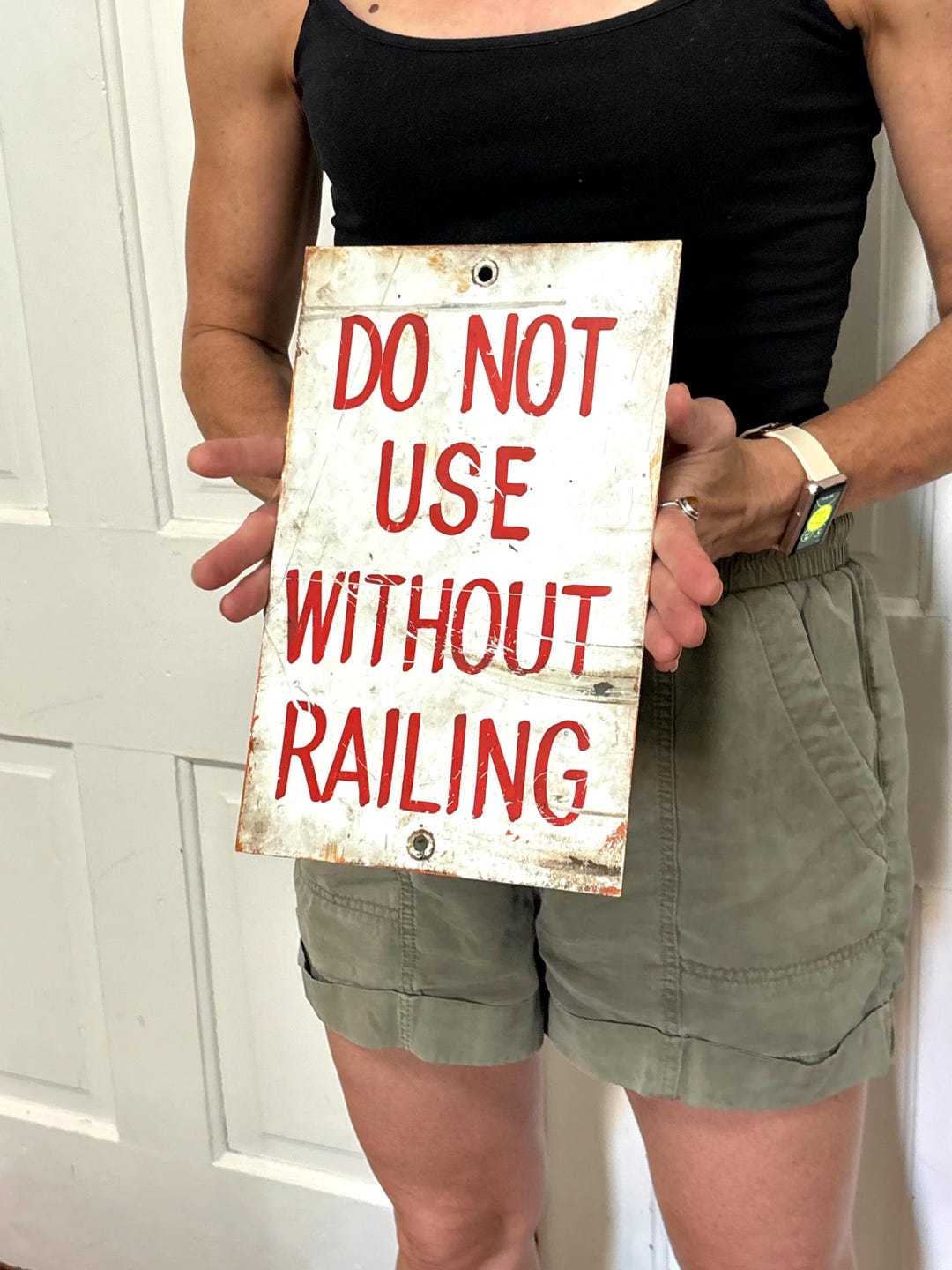 Use Railing Sign - Etsy