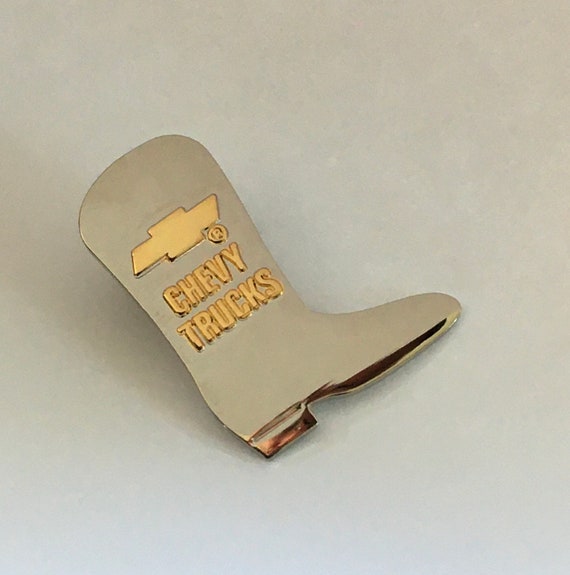 Awesome Vintage Chevy Boot Pin - image 3