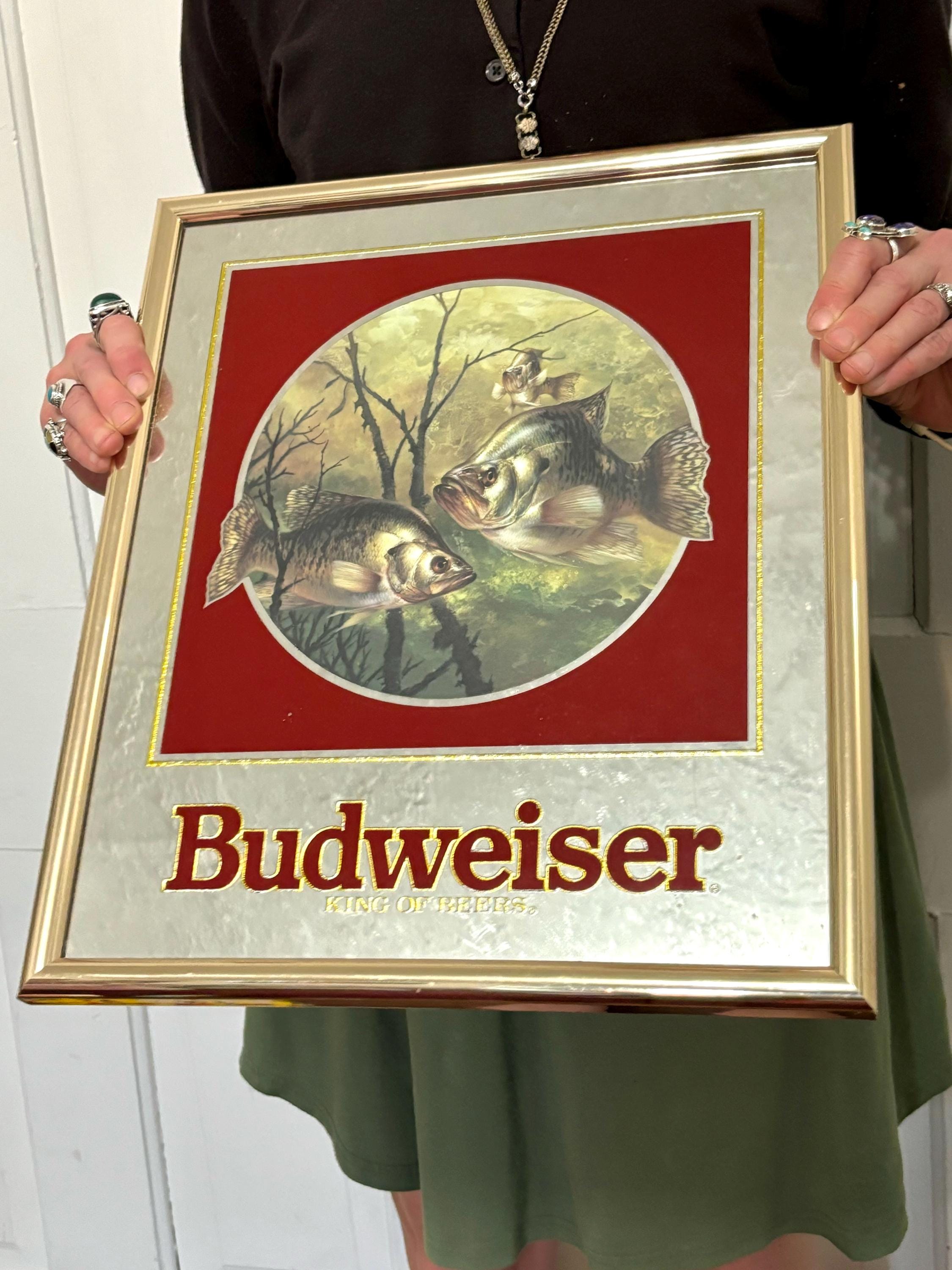 Vintage Budweiser Mirror - Etsy