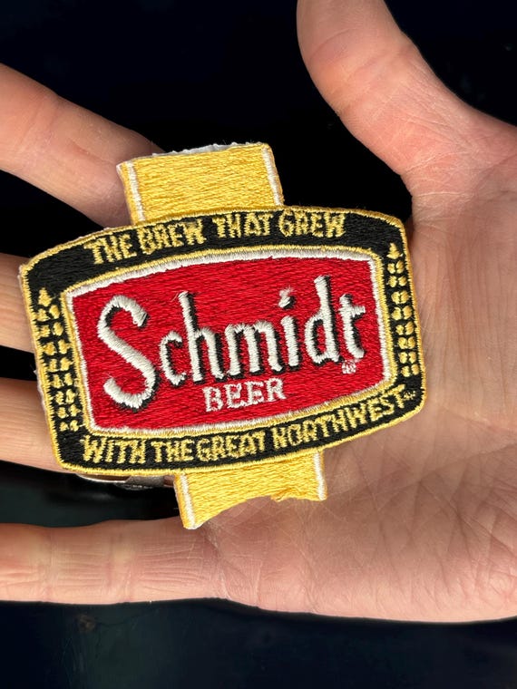 Awesome old Schmidt Beer Patch - image 1