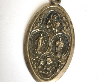 Sterling Religious Pendant