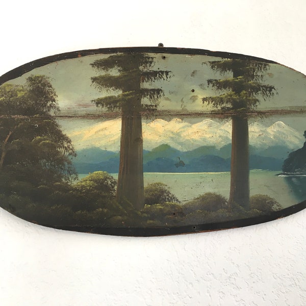 Original Lake Tahoe Painting - Signed and Dated 1921