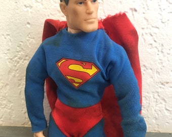 Old Large Vintage Superman Action Figure