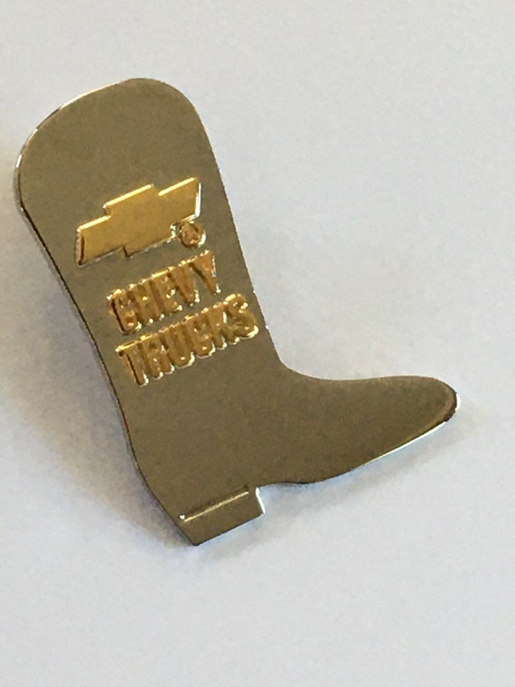 Awesome Vintage Chevy Boot Pin - image 1