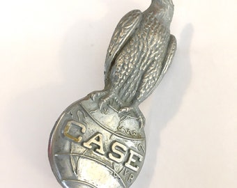 Vintage Case Hood Ornament or Emblem