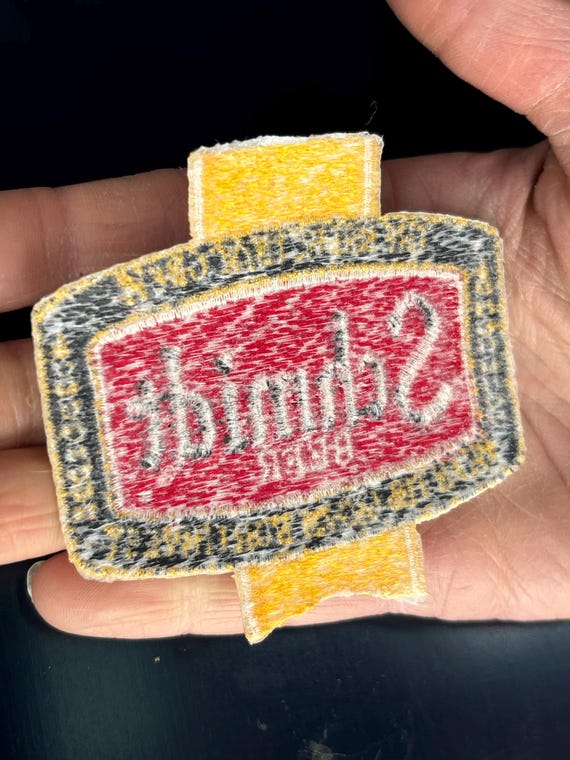 Awesome old Schmidt Beer Patch - image 4