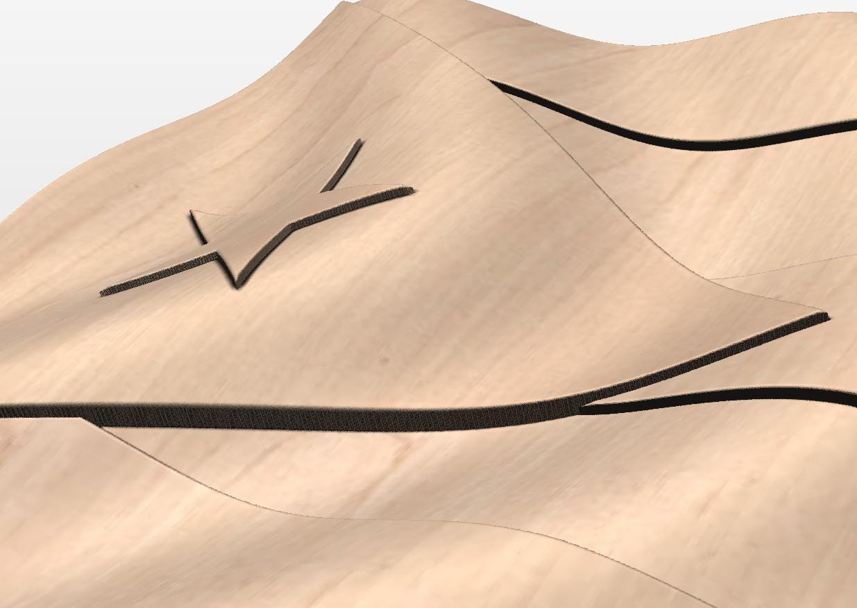 Puerto Rico Cnc Router File 3D Wavy Puerto Rico Flag (pattern 9) CNC Files | Stl | Crv3d | 3D Model ...