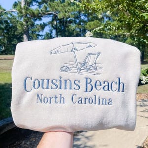 Cousins Beach North Carolina besticktes Sweatshirt Hoodie, Der Sommer, den ich ziemlich inspiriert habe, Sommer Vibes, TSITP Merch Tee