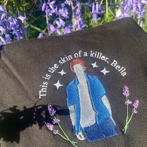 Dies ist die Haut einer Killer Bella Gestickter Sweatsirt, Edward Cullen Hoodie, Forks Washington, lustiges Geschenk, Jacob Twiilight Shirt