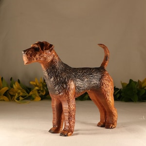 Airedale terrier Airedale terrier statue Airedale terrier gift Airedale terrier dog Dog figurine Airedale terrier art Dog statue Dog decor