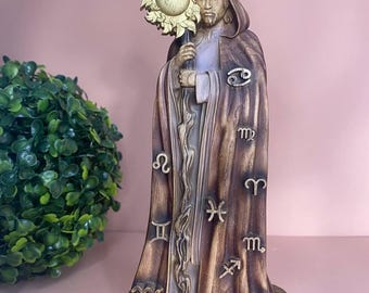 Crom Cruach Statue: Celtic Pagan God, Irish Mythology Hand-Carved