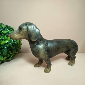 Dachshund figurine Dachshund statue Dachshund sculpture Dachshund figure Dog figurine Wooden art Wooden sculpture Dog sculpture Dog statue