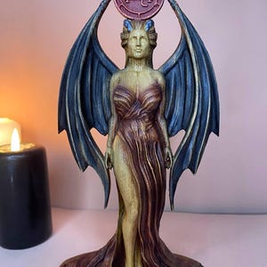 Lilith statue Lilith Lilith altar Inanna Sigil lilith  Lilith goddess Sumerian goddess Lilith figurine Ishtar Wicca goddess Goddess statue